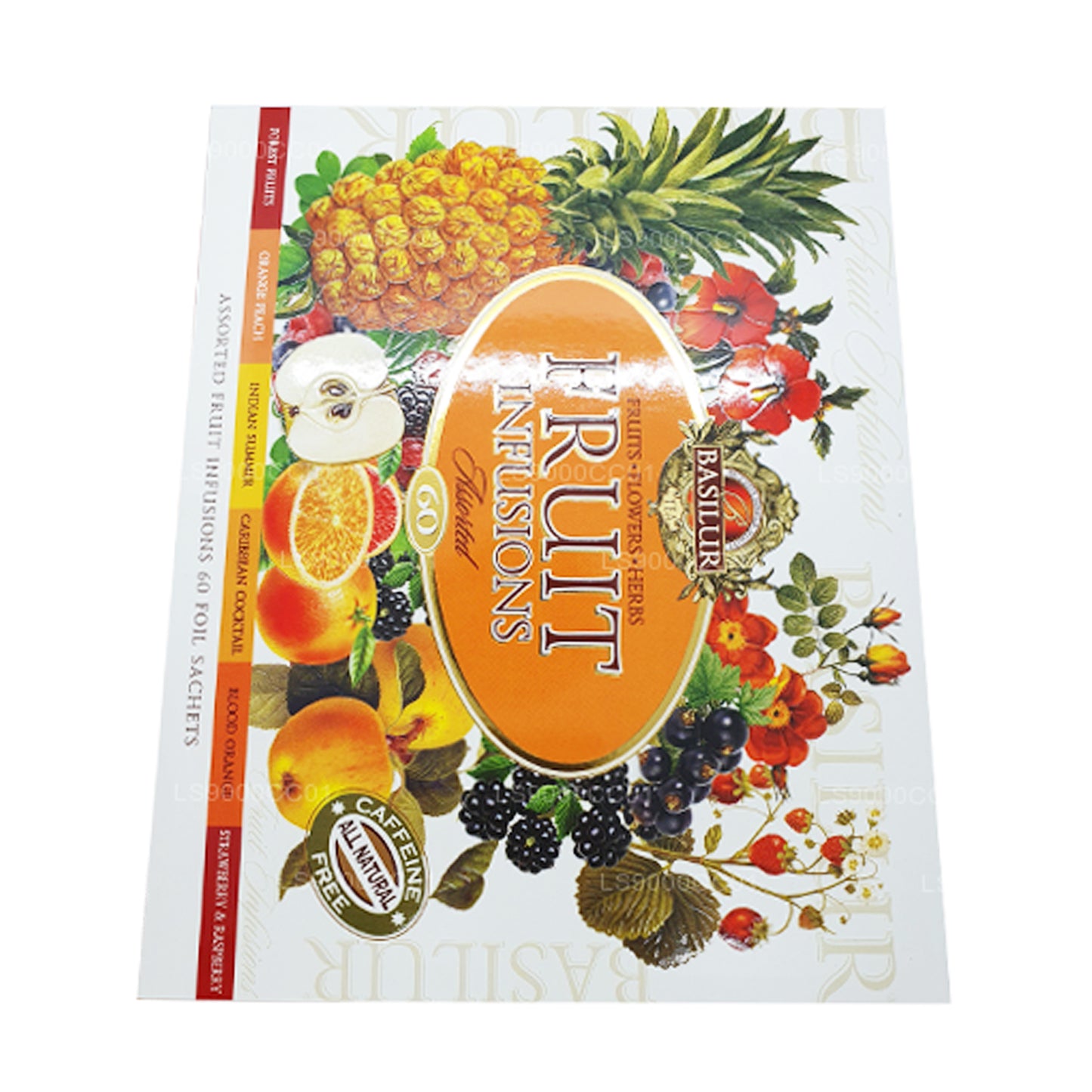 Basilur Ceylon Tea „Fruit Infusions“, 60 Teebeutel, sortiert