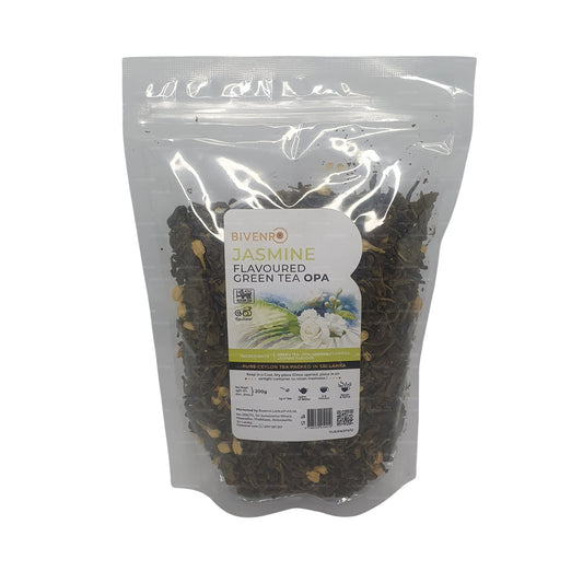 Bivenro Grüner Tee mit Jasmingeschmack, OPA-Qualität (200 g)