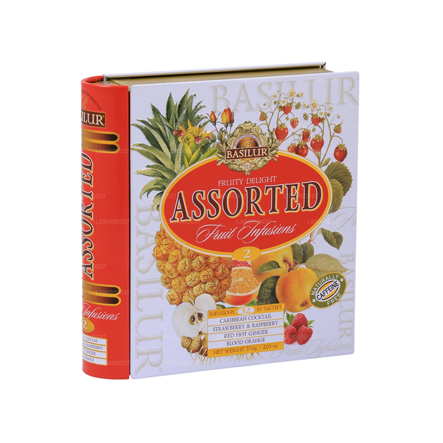 Basilur Teebuch „Fruit Infusions – Fruity Delight“ (57,6g) Caddy