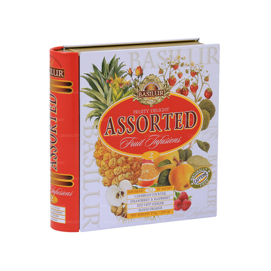 Basilur Teebuch „Fruit Infusions – Fruity Delight“ (57,6g) Caddy