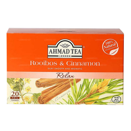 Ahmad Tea Rooibos und Zimt 20 Teebeutel aus Folie (30 g)