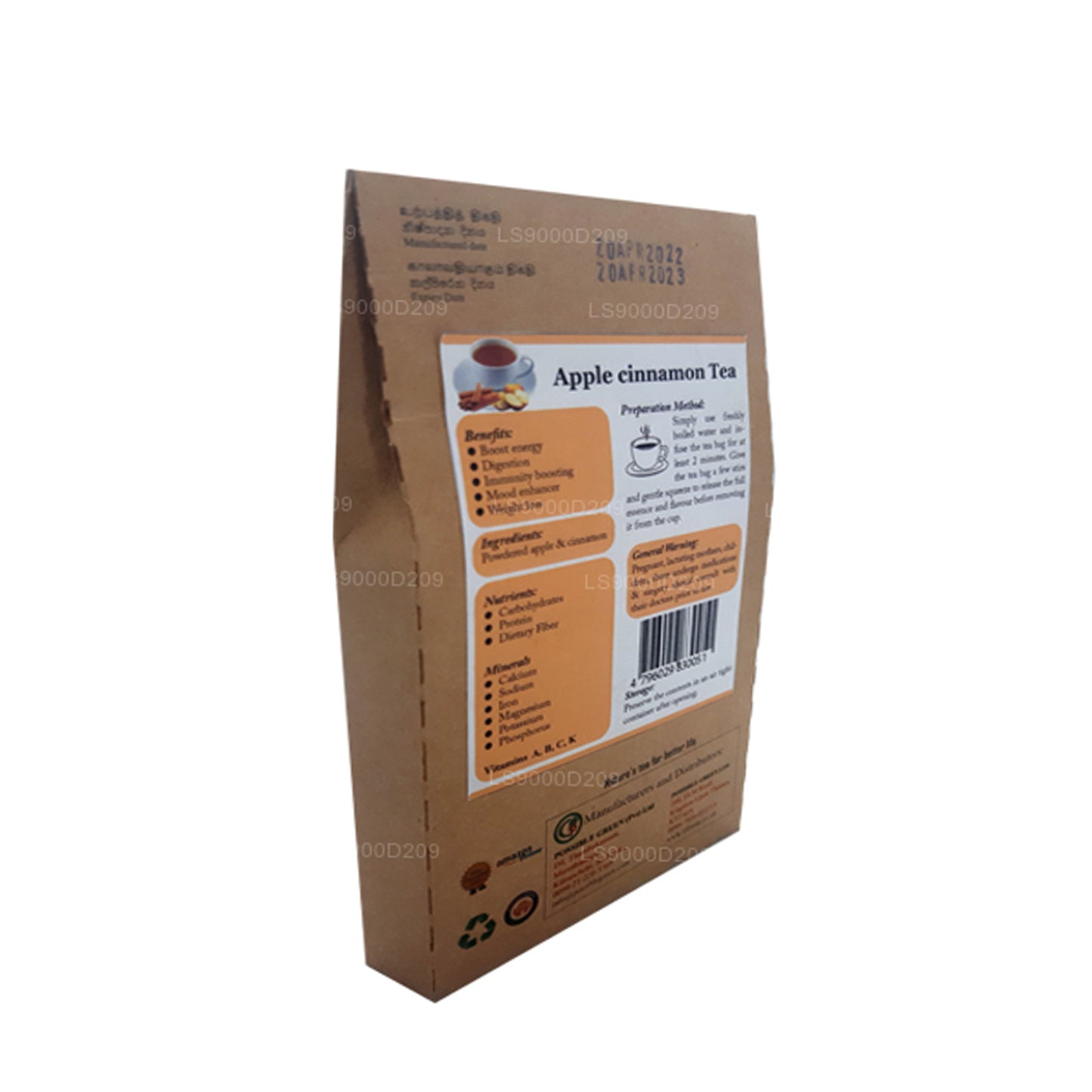 Lifetone Apfel-Zimt-Tee (40g)