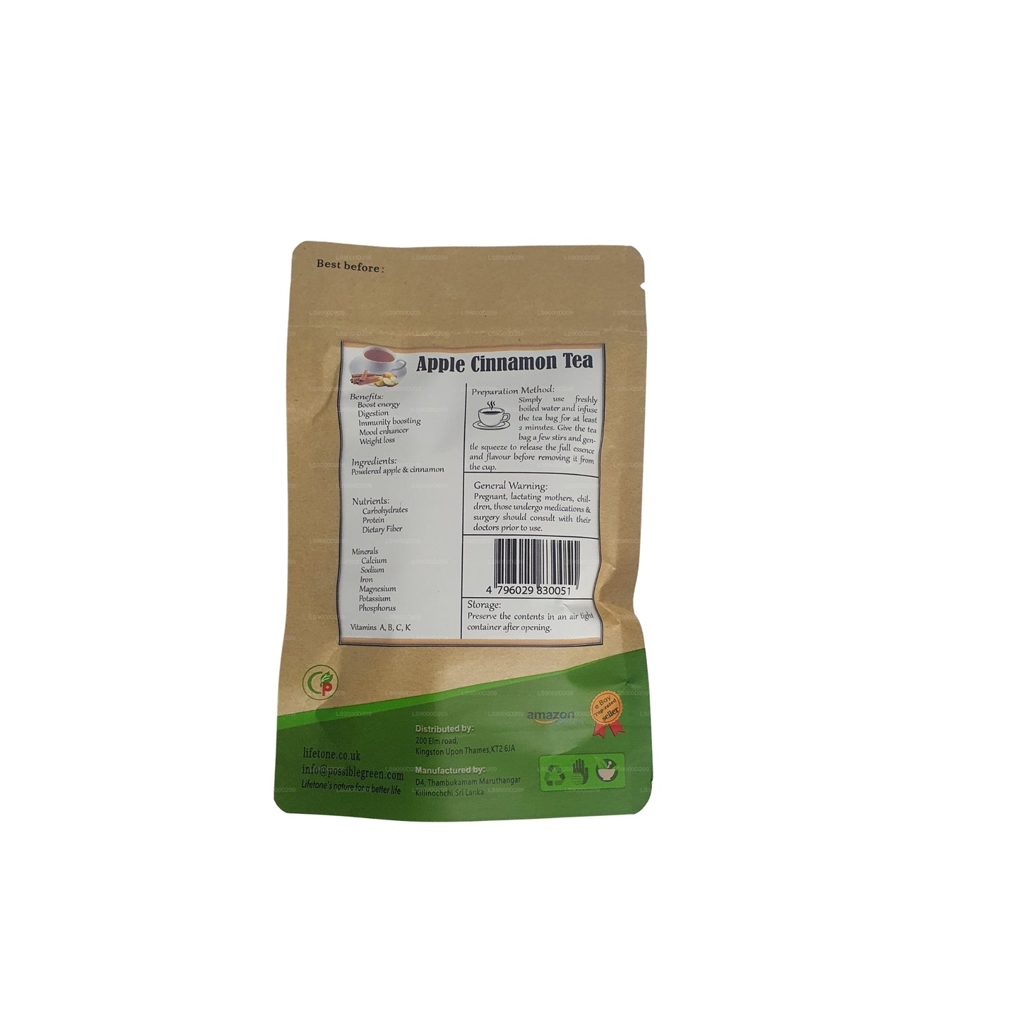 Lifetone Apfel-Zimt-Tee (40g)