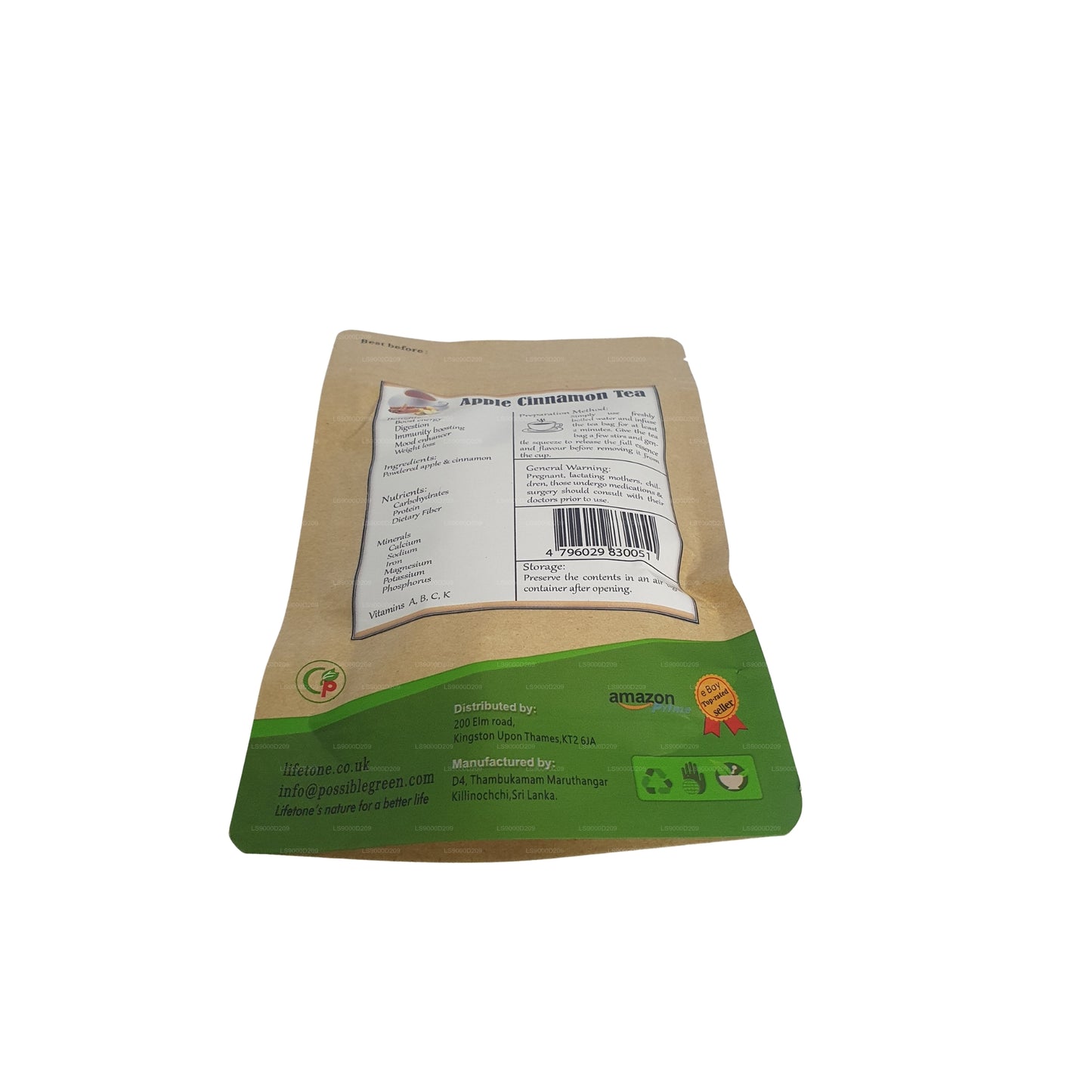 Lifetone Apfel-Zimt-Tee (40g)