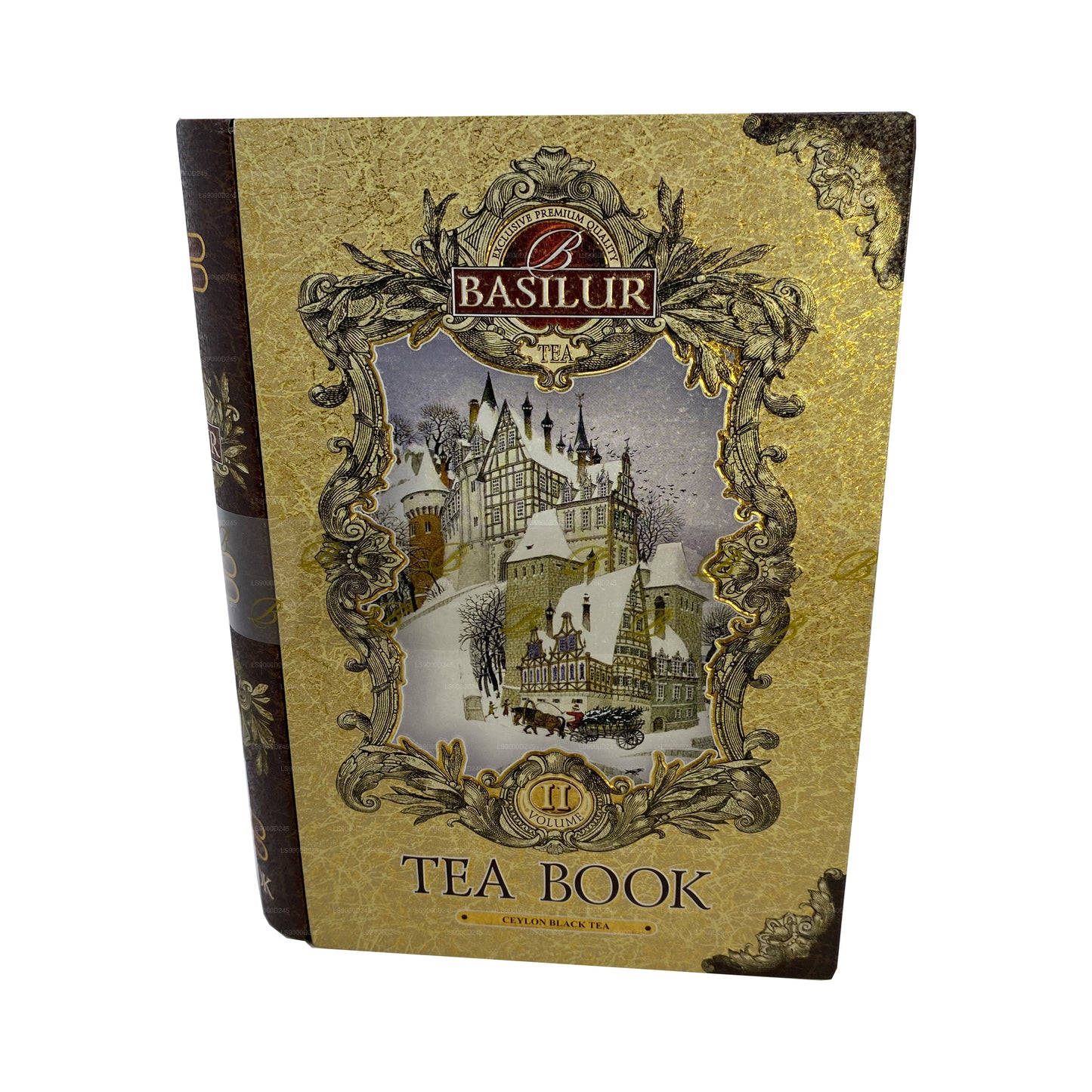 Basilur Teebuch-Behälter „Tea Book Volume II - Gold“ (100 g)