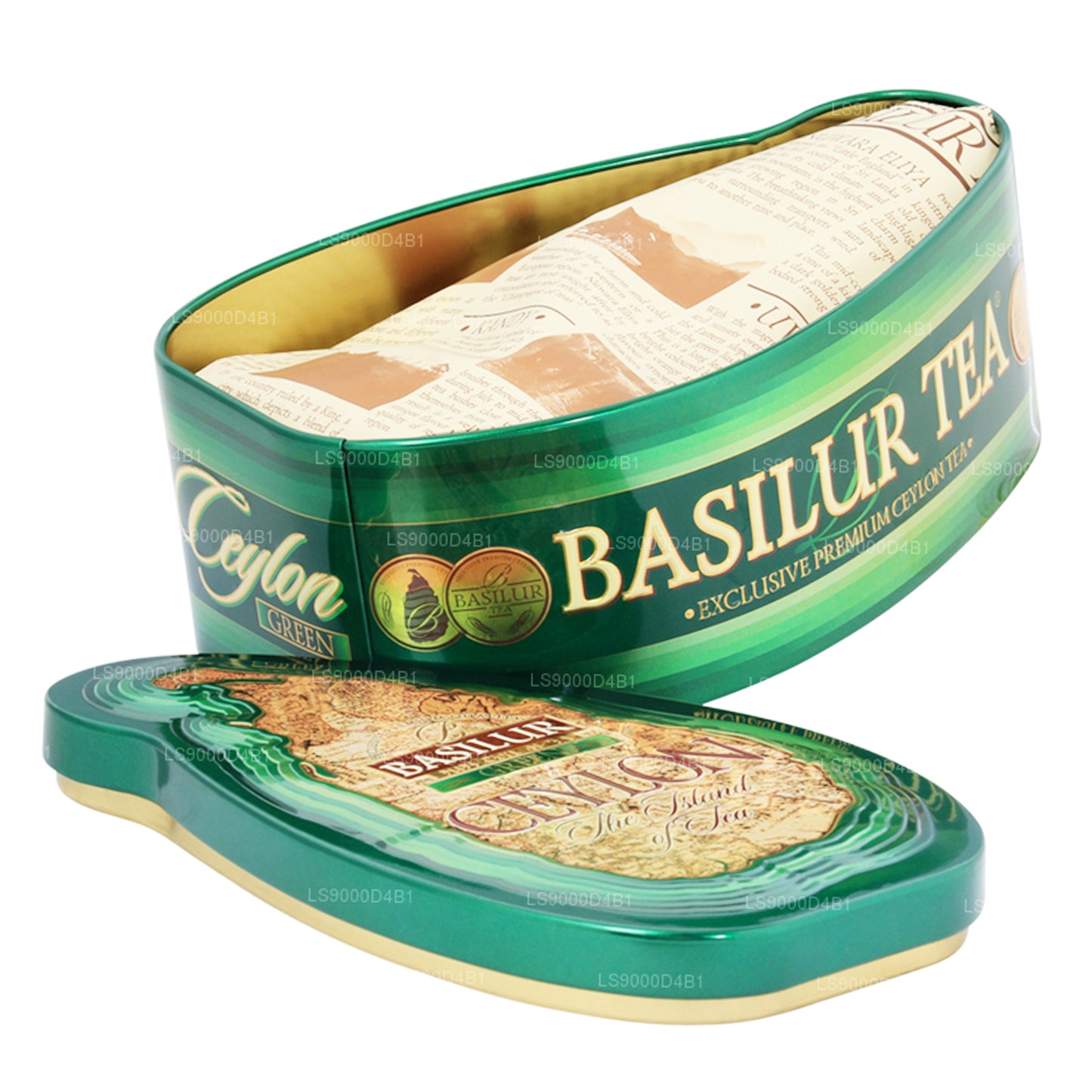 Basilur Island of Tea „Grün“ (100 g) Dose