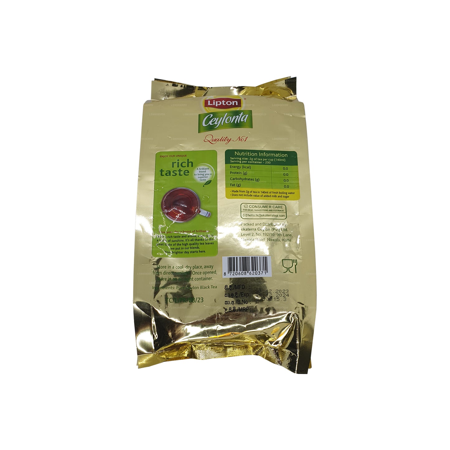 Lipton Ceylonta Schwarztee (400g)