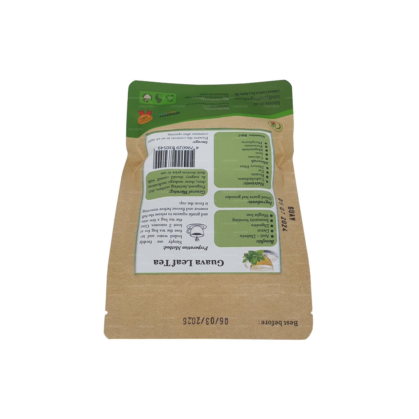 Lifetone Guavenblättertee (30 g)