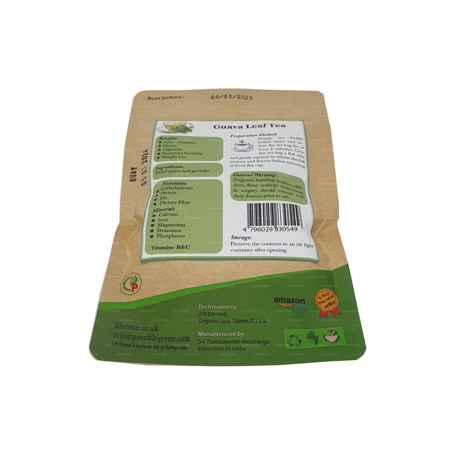 Lifetone Guavenblättertee (30 g)
