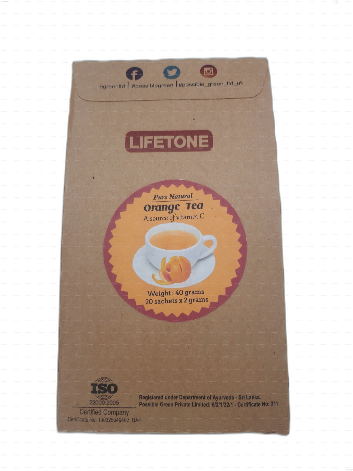 Lifetone Orangentee (40g)