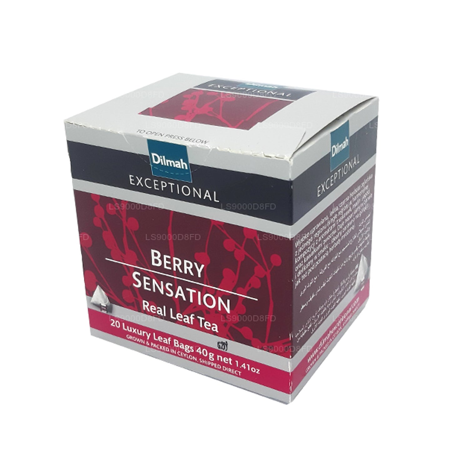 Dilmah Exceptional Berry Sensation Echter Blatttee (40 g) 20 Teebeutel