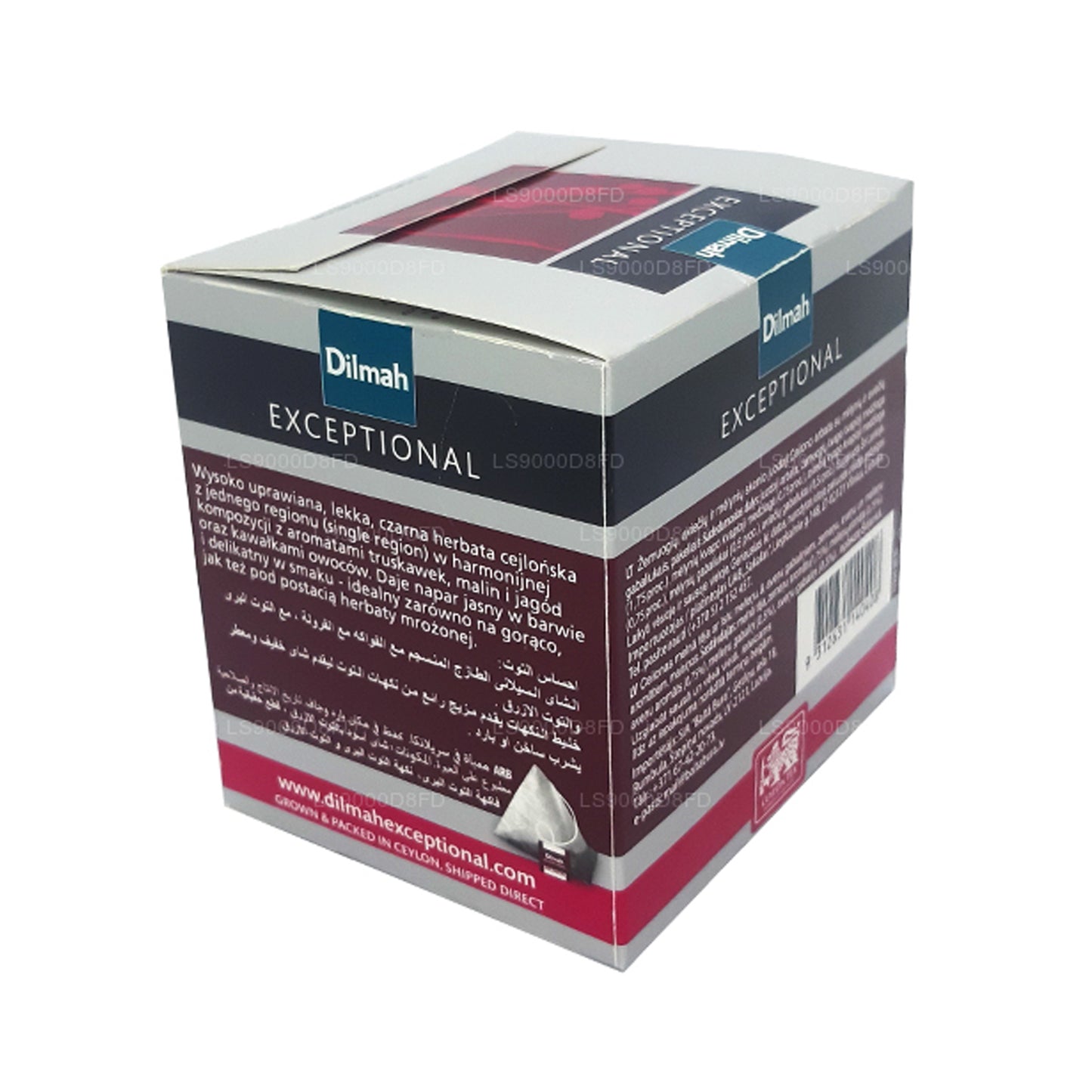 Dilmah Exceptional Berry Sensation Echter Blatttee (40 g) 20 Teebeutel