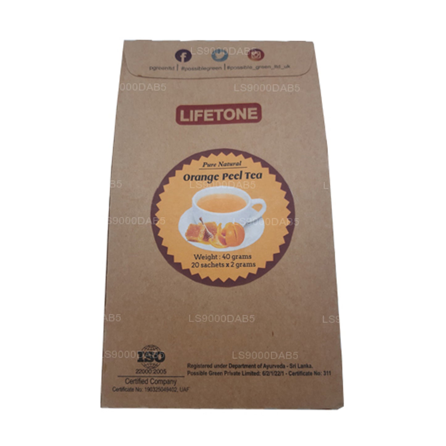 Lifetone Orangenschalentee (40g)