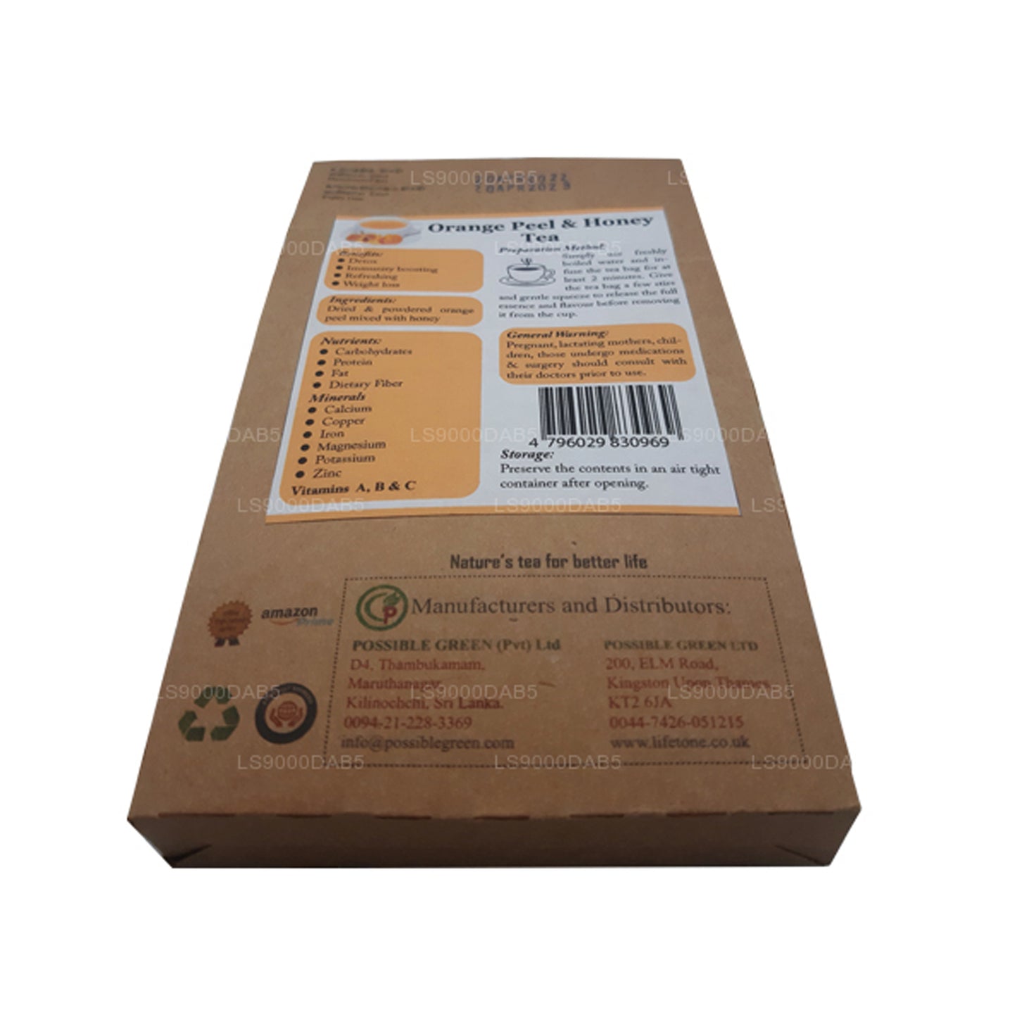 Lifetone Orangenschalentee (40g)