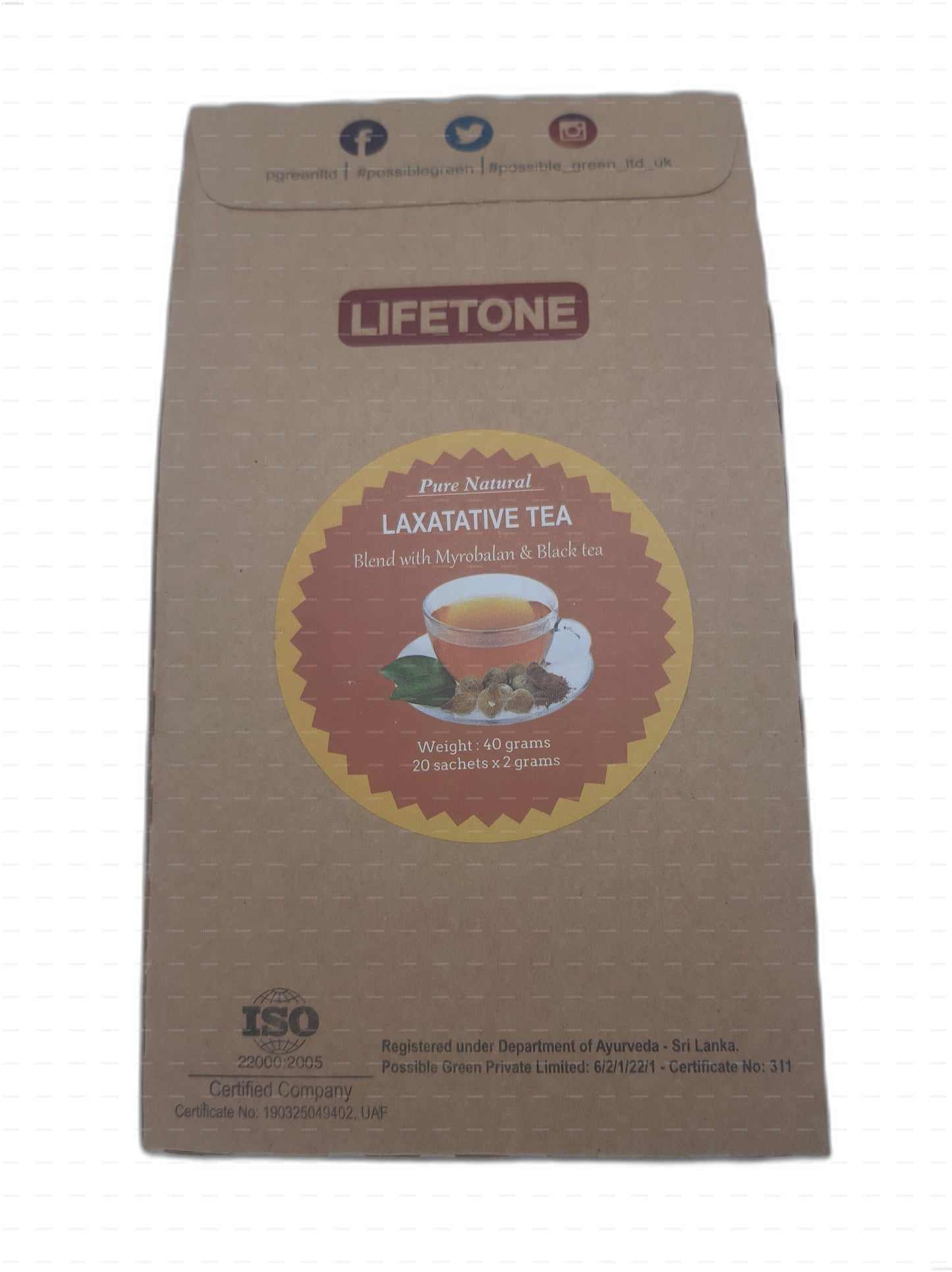 Lifetone Abführmitteltee (40 g)
