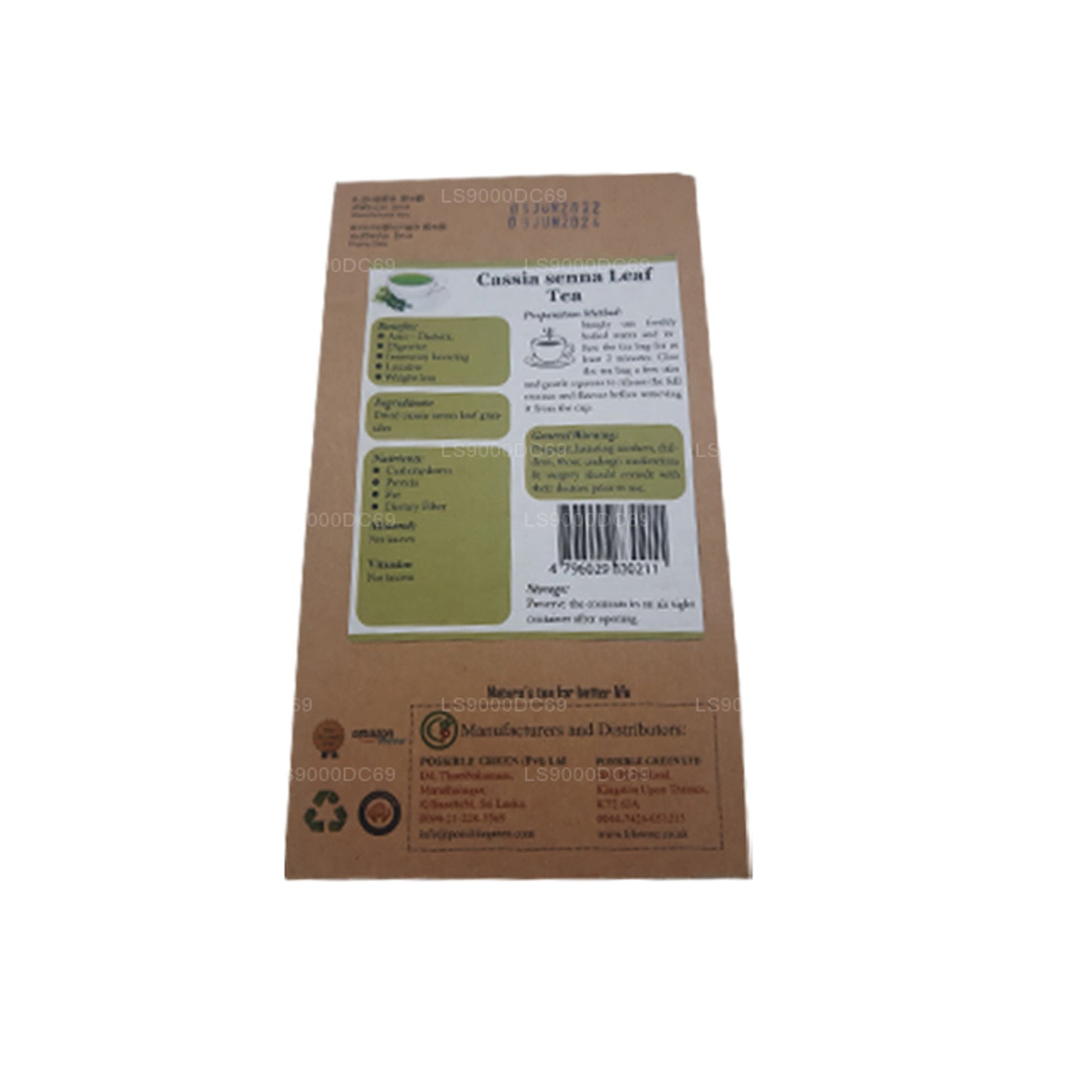 Lifetone Senna-Blatt-Tee (30g)