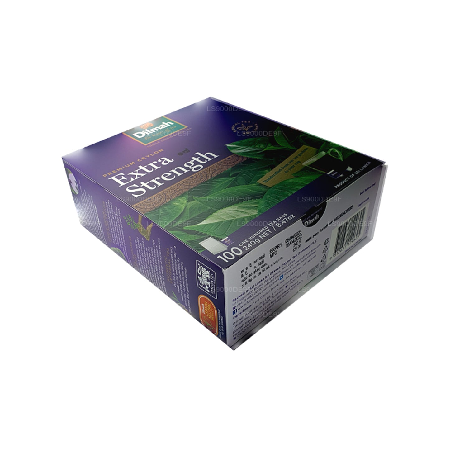 Dilmah Premium Ceylon-Tee, extra stark, 240 g, 100 Teebeutel
