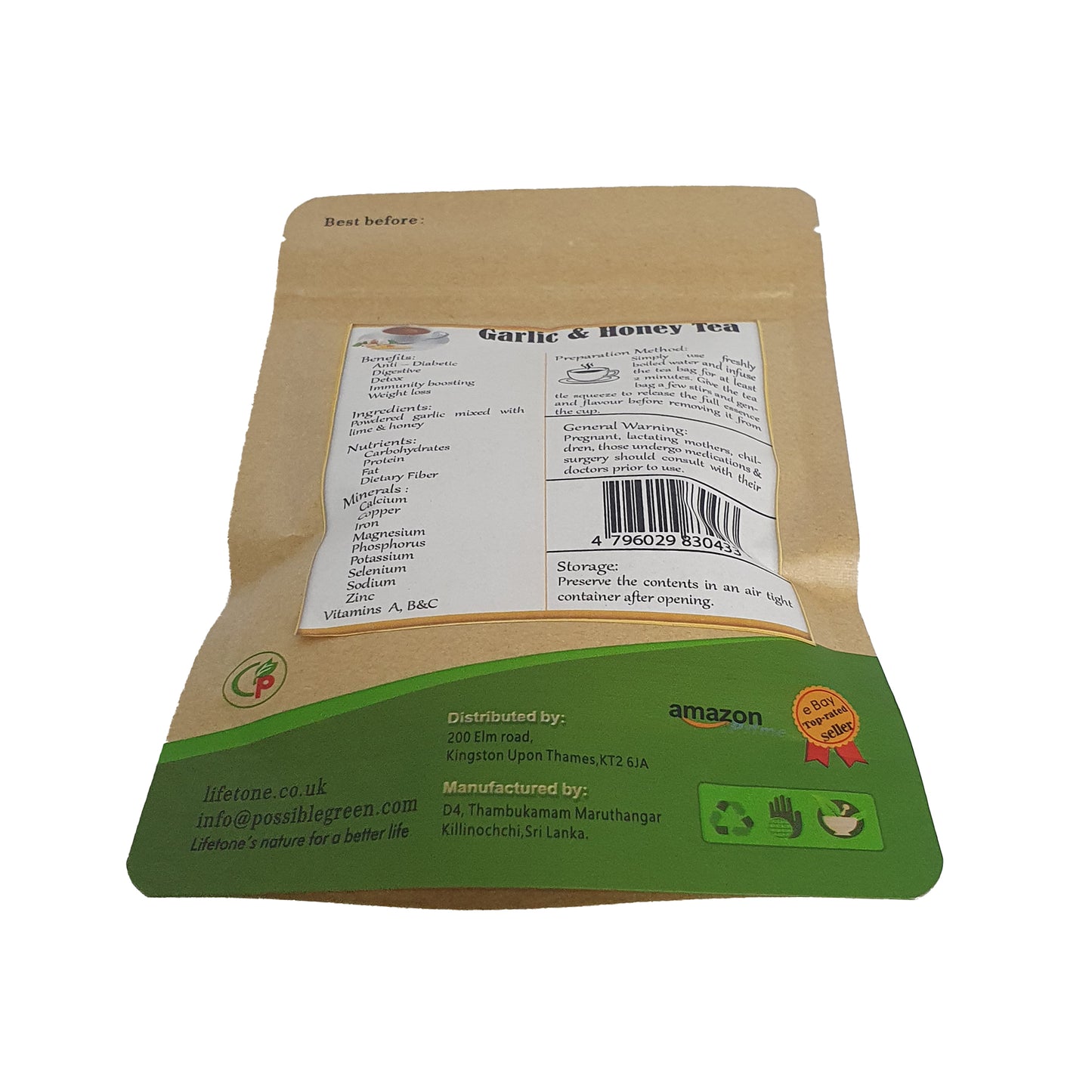 Lifetone Knoblauch-Honigtee (40 g)