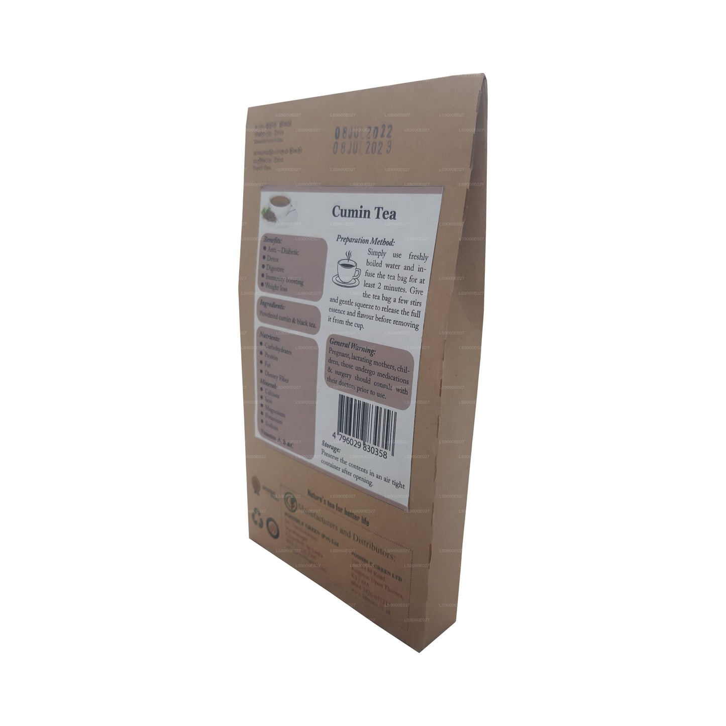 Lifetone Kreuzkümmeltee (40 g) 20 Teebeutel