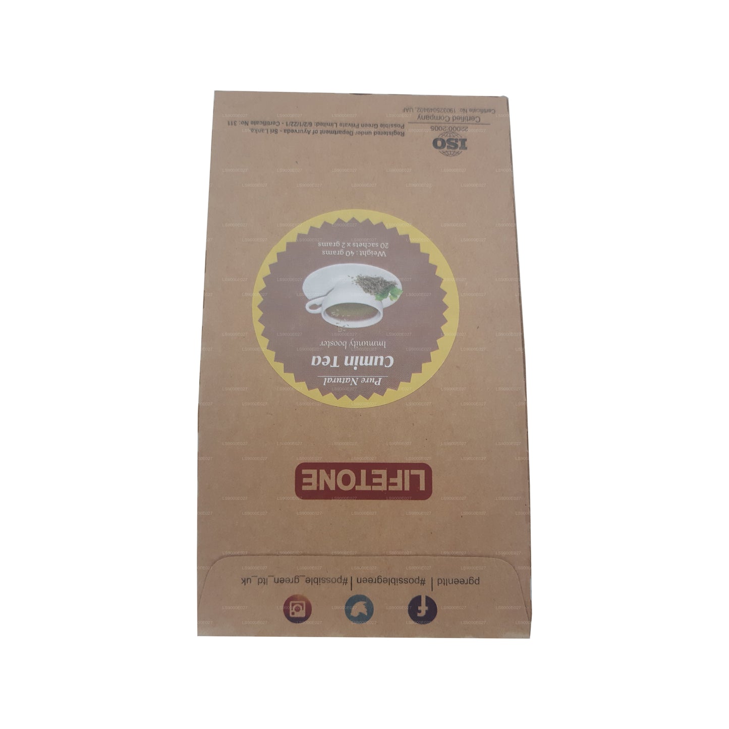 Lifetone Kreuzkümmeltee (40 g) 20 Teebeutel