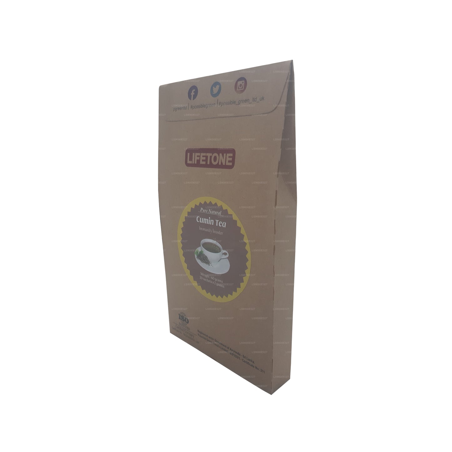 Lifetone Kreuzkümmeltee (40 g) 20 Teebeutel