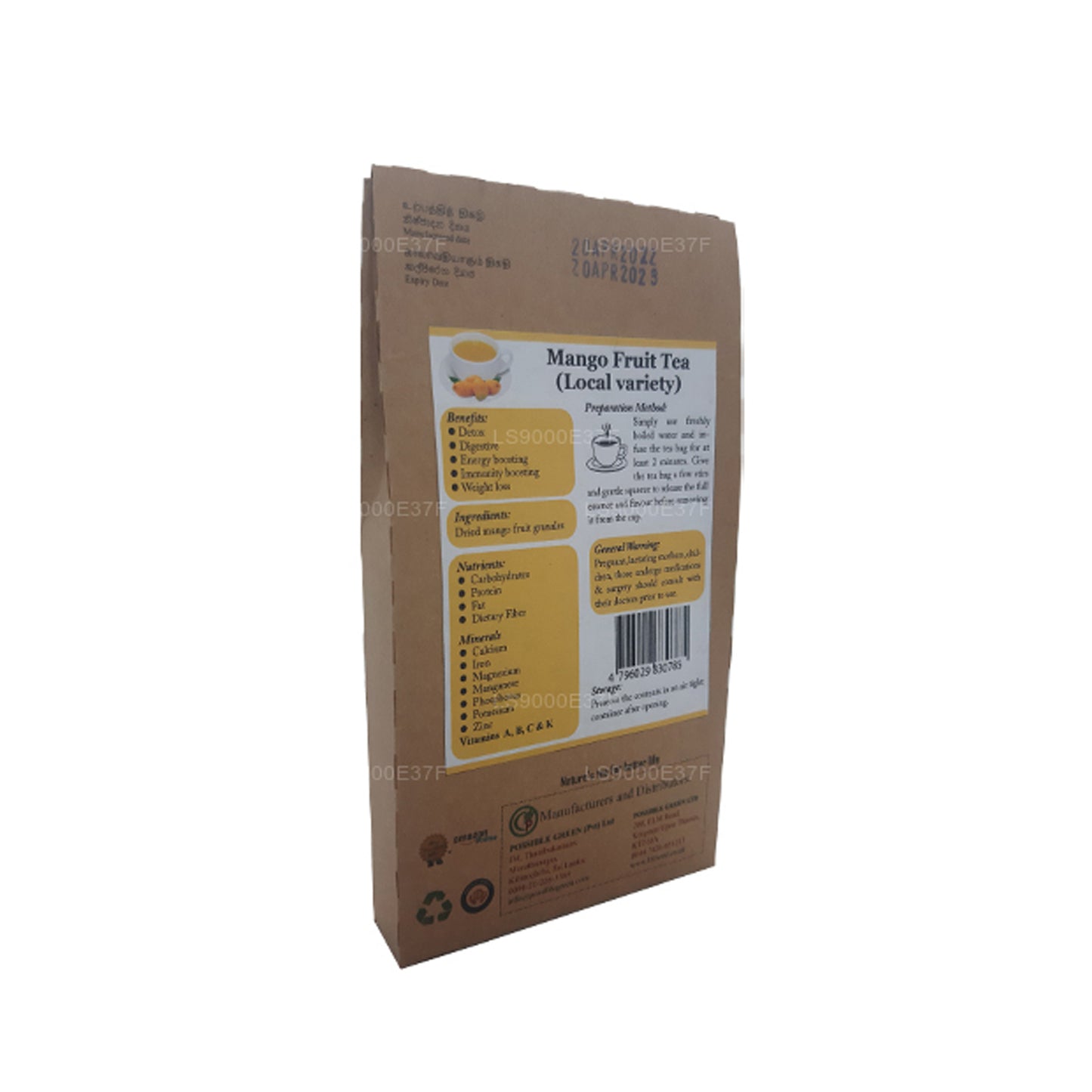 Lifetone Mango-Früchtetee (40g)