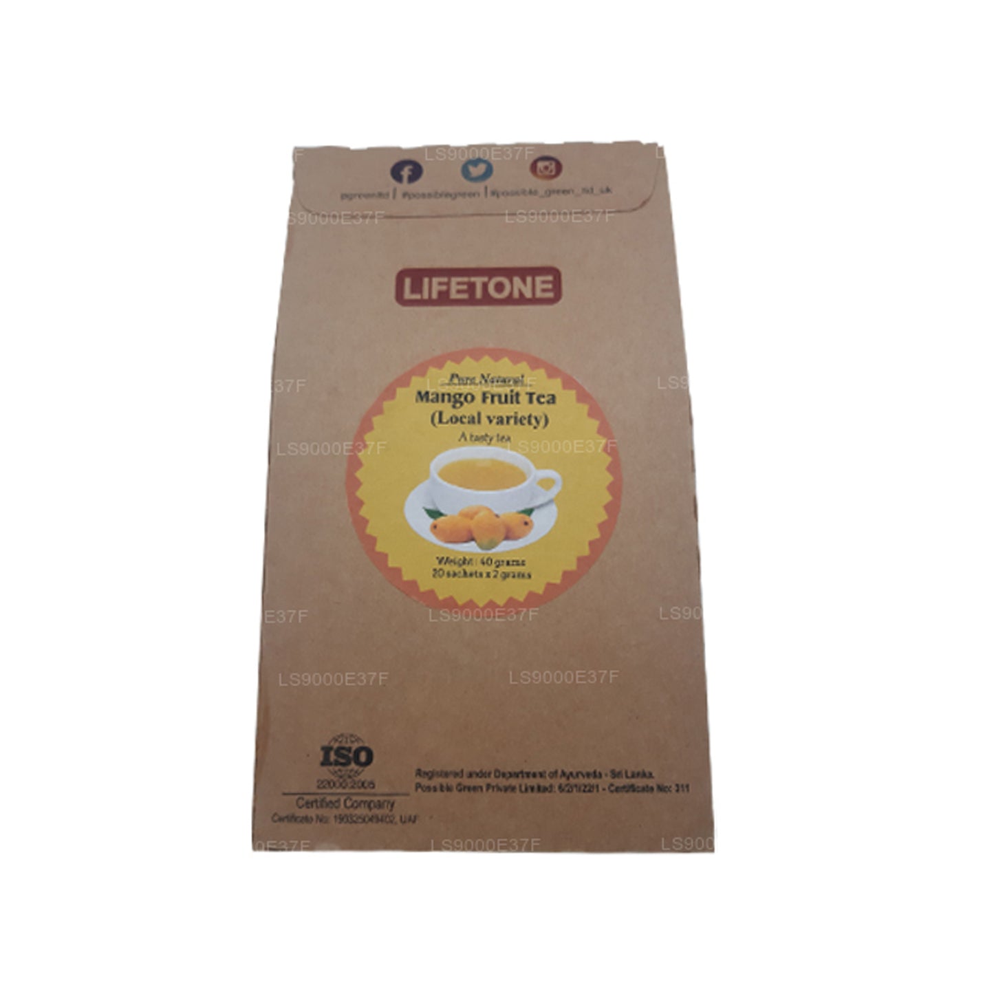 Lifetone Mango-Früchtetee (40g)