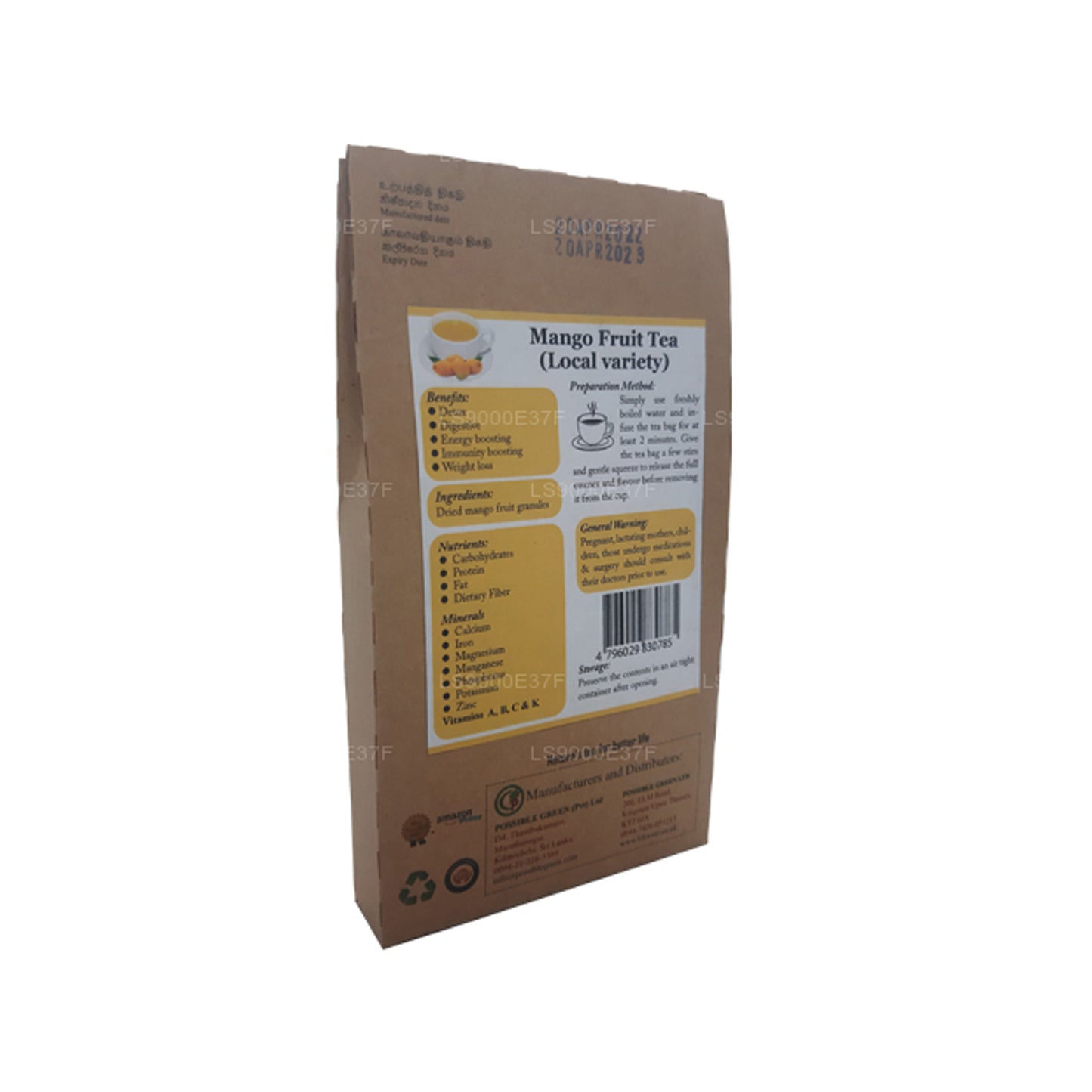Lifetone Mango-Früchtetee (40g)
