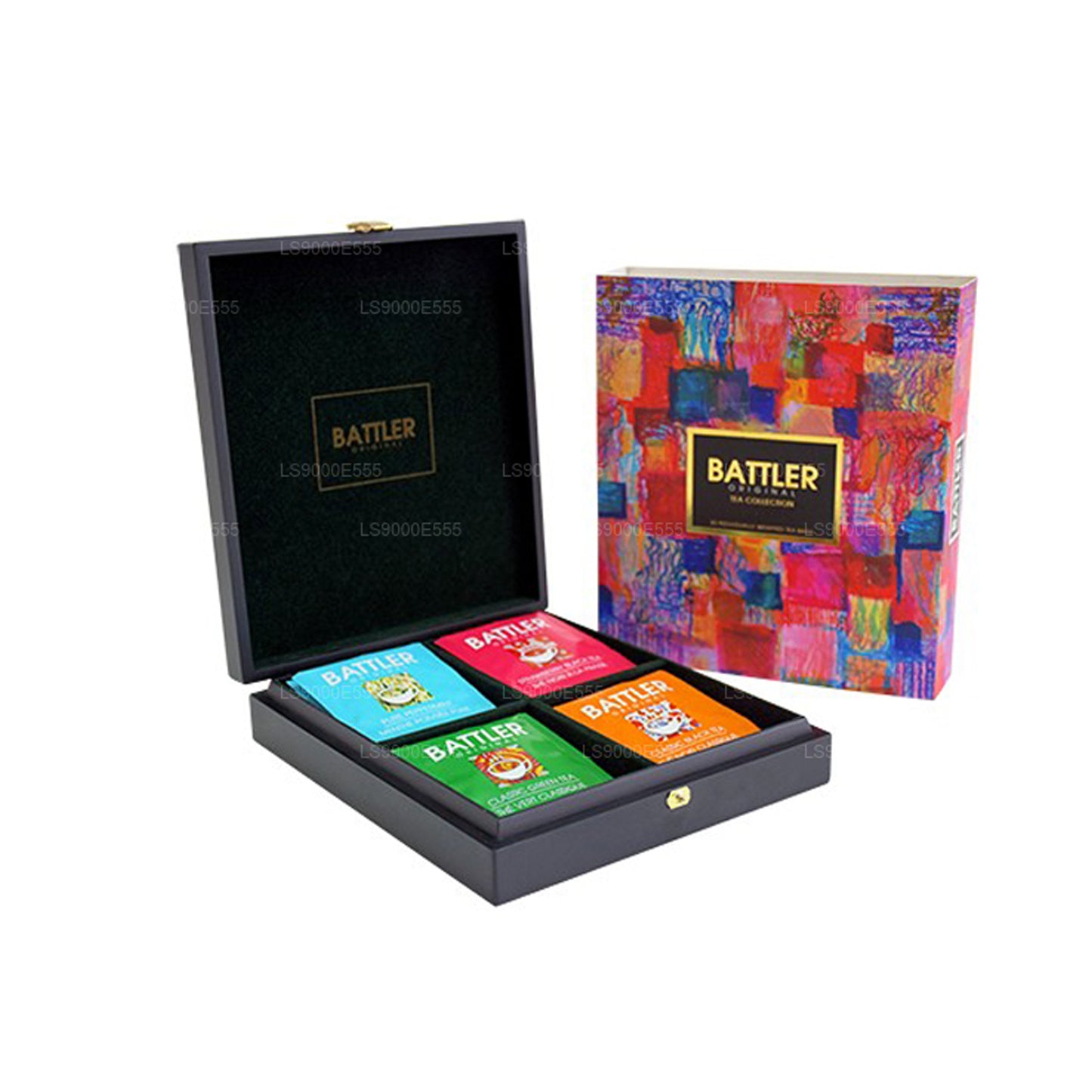 Battler Original 4 Sorten Holz-Geschenkbox (37,5 g)