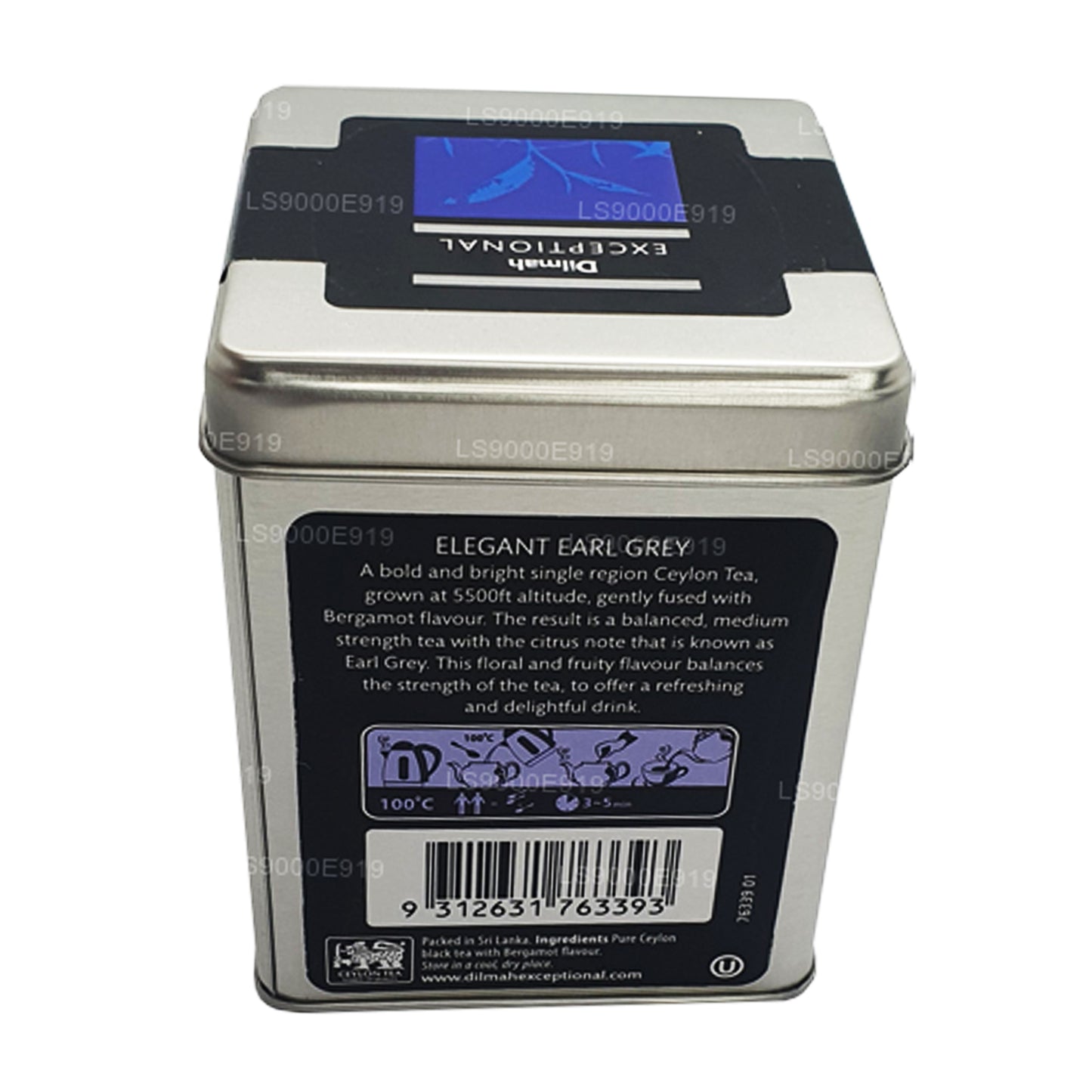 Dilmah Außergewöhnlicher eleganter Earl Grey Echtblatt-Tee (100 g