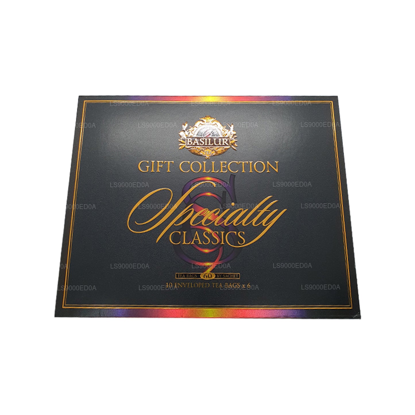 Basilur Geschenkbox, verschiedene Spezialklassiker (115 g), 60 umhüllte Teebeutel