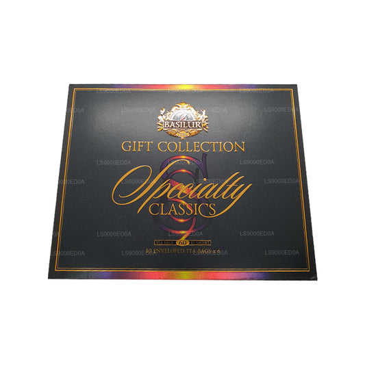 Basilur Geschenkbox, verschiedene Spezialklassiker (115 g), 60 umhüllte Teebeutel