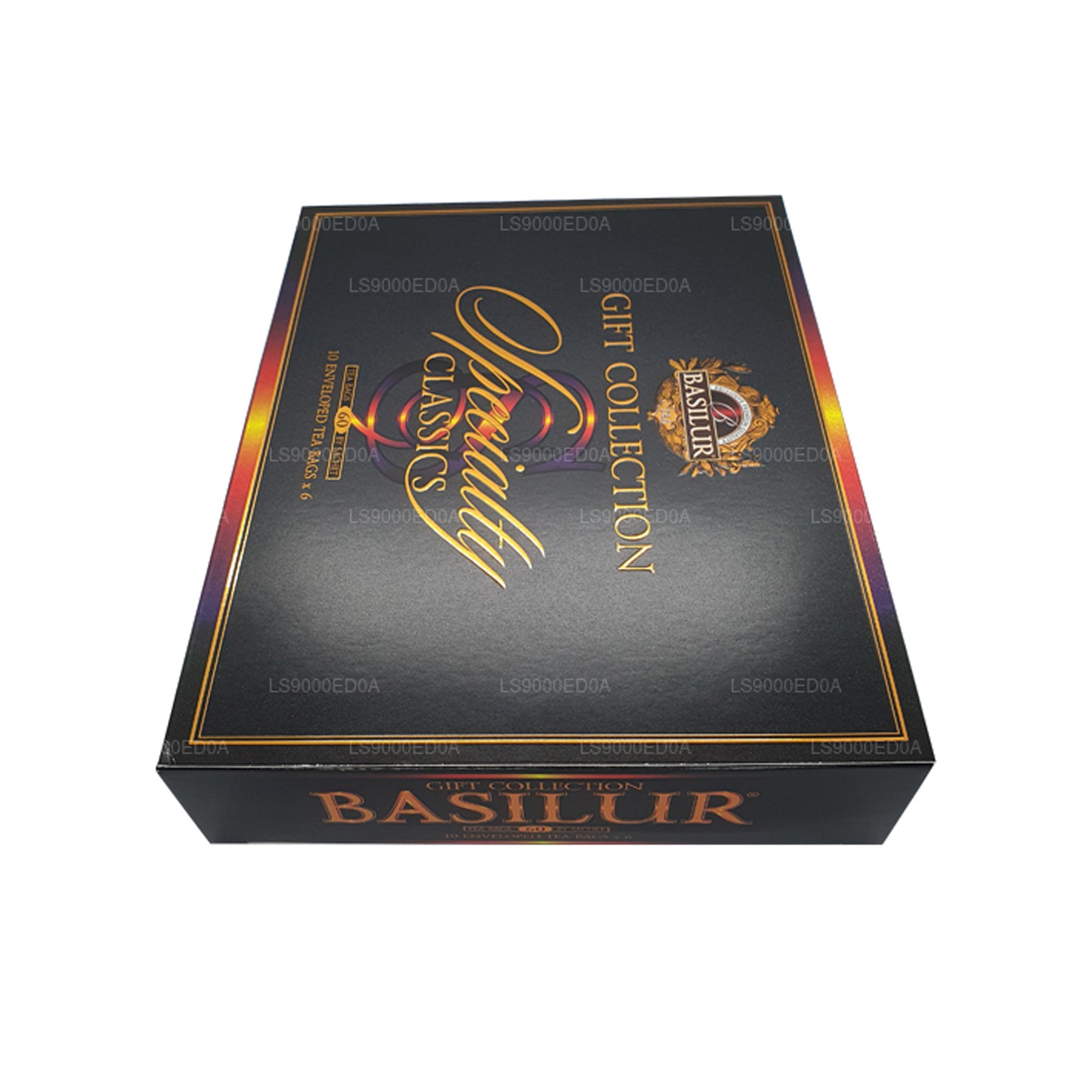 Basilur Geschenkbox, verschiedene Spezialklassiker (115 g), 60 umhüllte Teebeutel