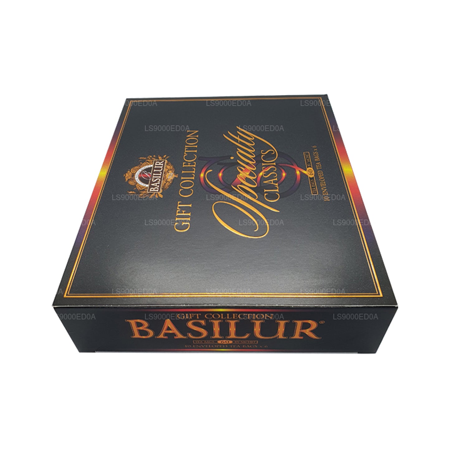 Basilur Geschenkbox, verschiedene Spezialklassiker (115 g), 60 umhüllte Teebeutel