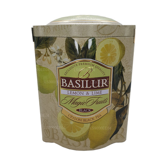 Basilur Magic Fruits Dose mit Zitrone und Limette, 100 g
