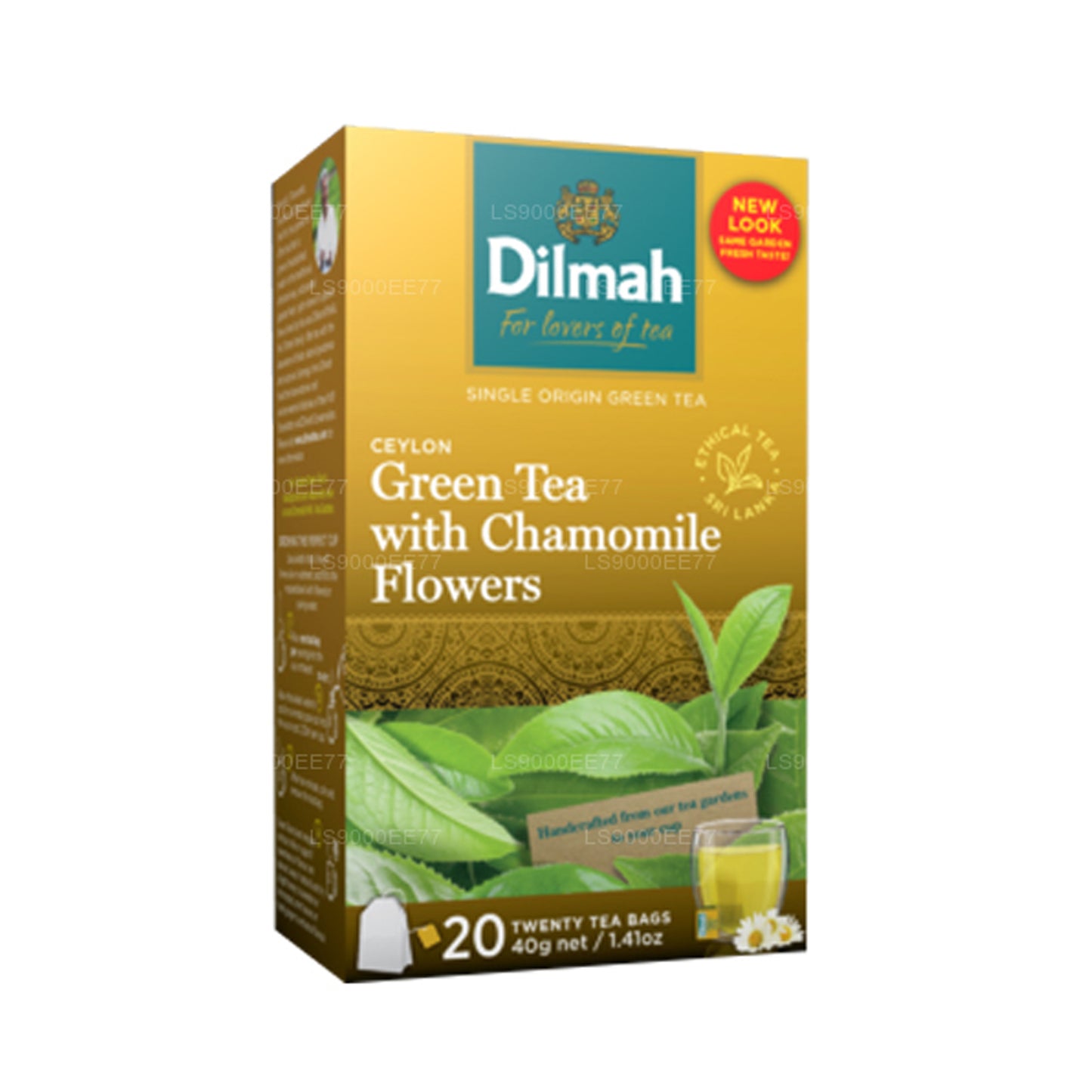 Grüner Tee mit Kamillenblüten (40 g) 20 Teebeutel