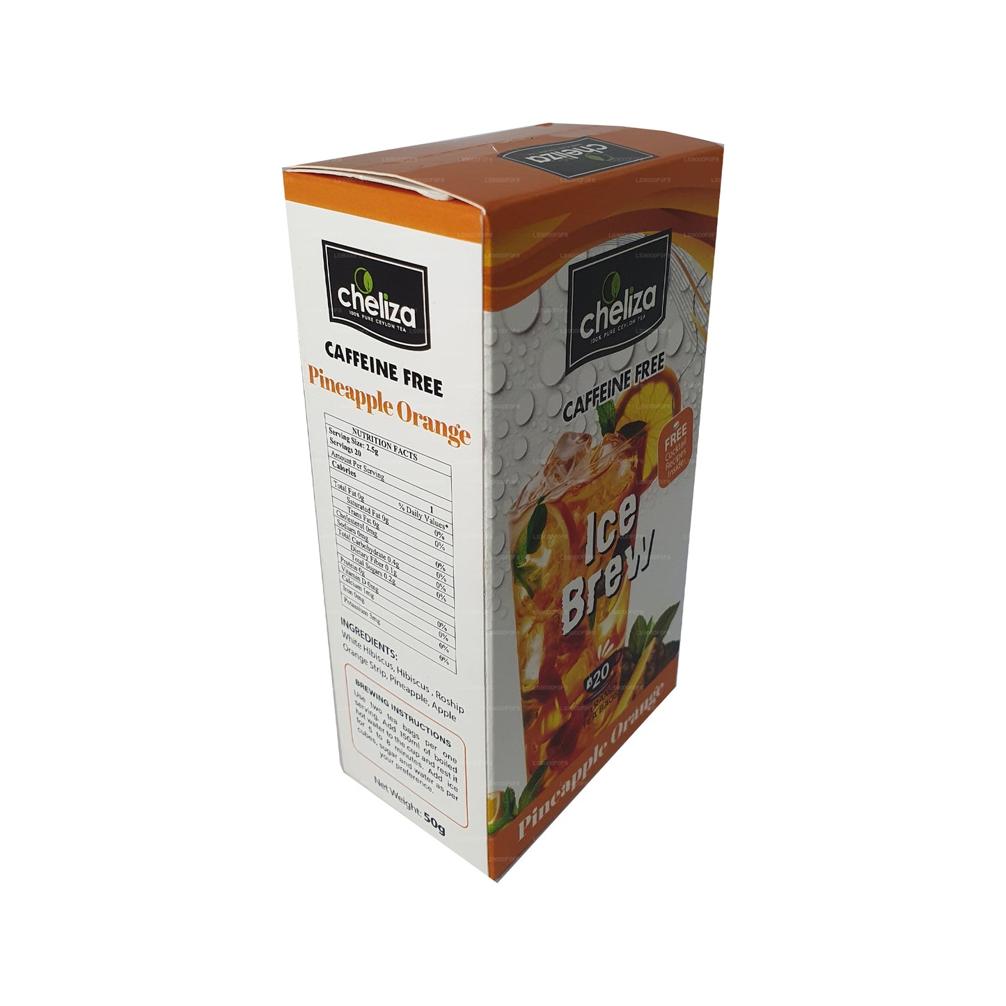 Cheliza Ice Brew Ananas-Orangen-Tee (50 g) 20 Teebeutel