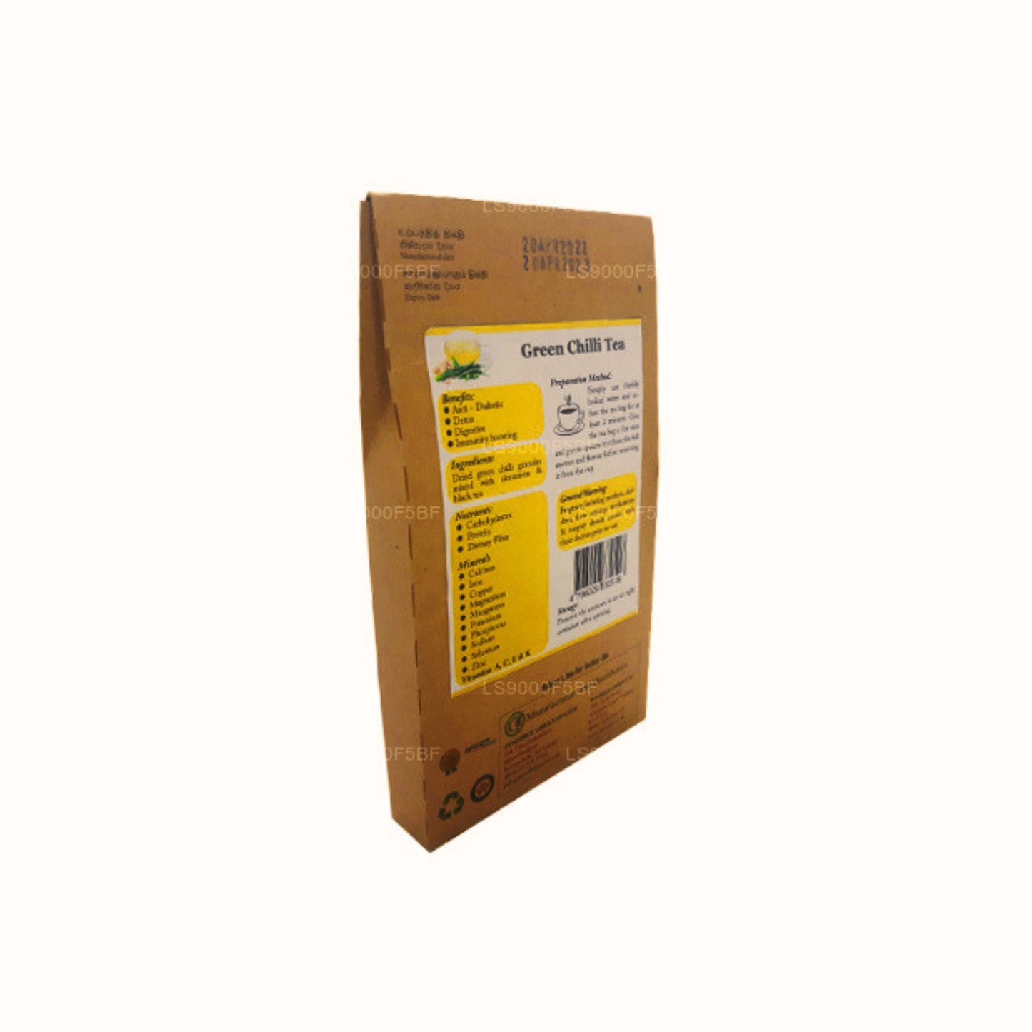 Lifetone Grüner Chili-Tee (40g)