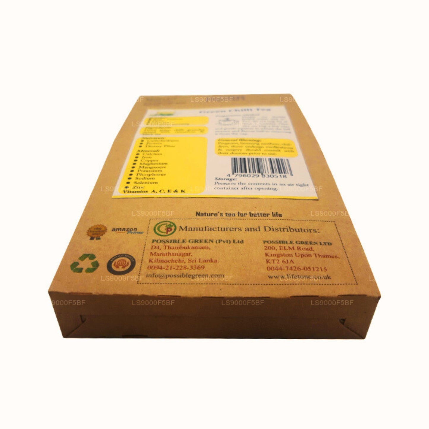 Lifetone Grüner Chili-Tee (40g)