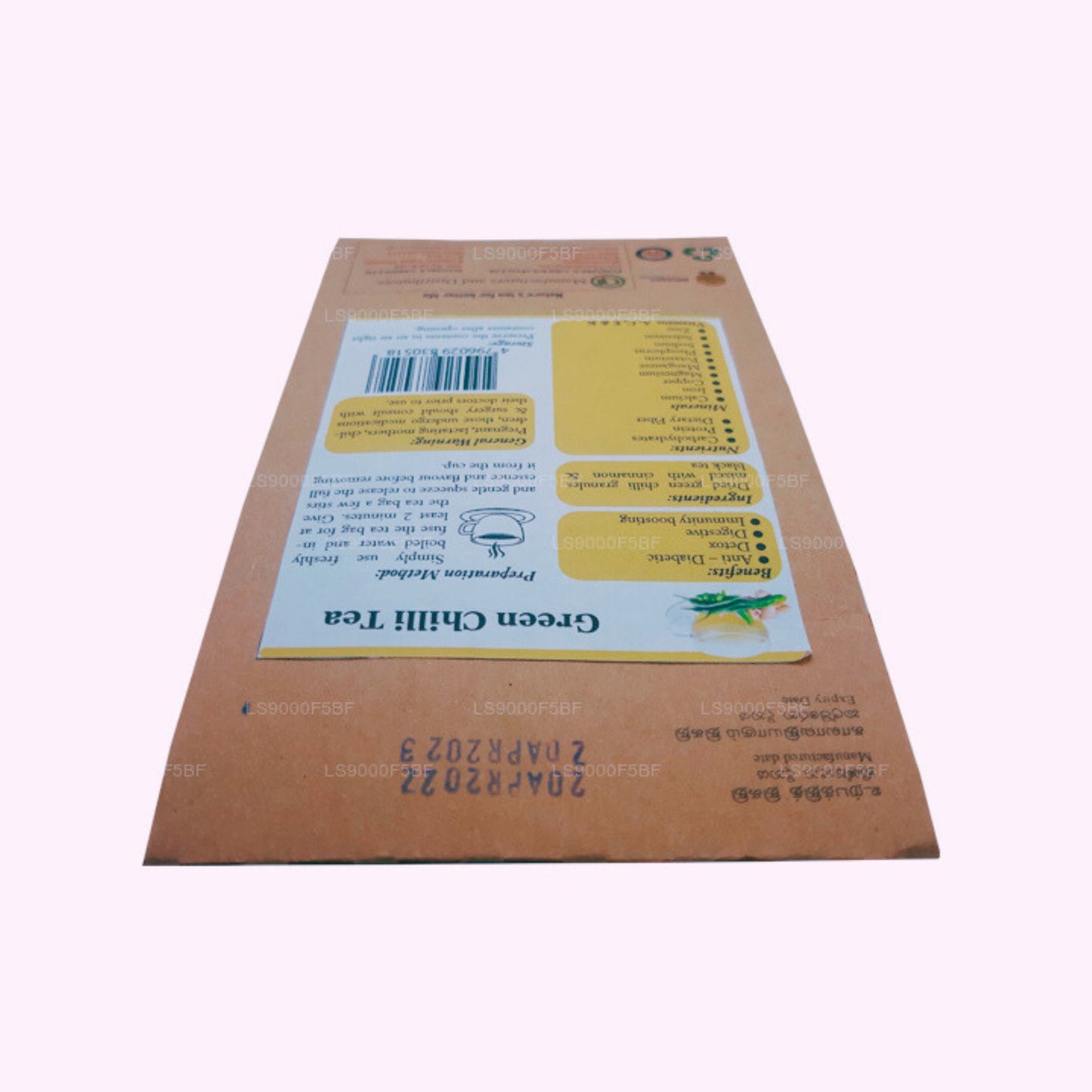 Lifetone Grüner Chili-Tee (40g)