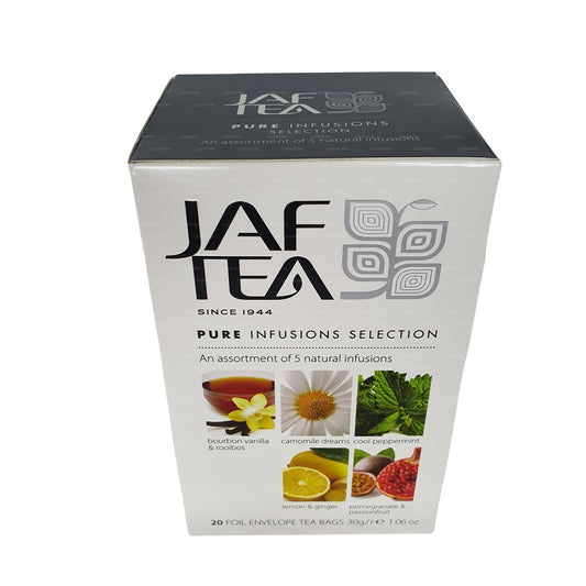 Jaf Tea Pure Infusions Auswahl Folienumschlag-Teebeutel (30 g)