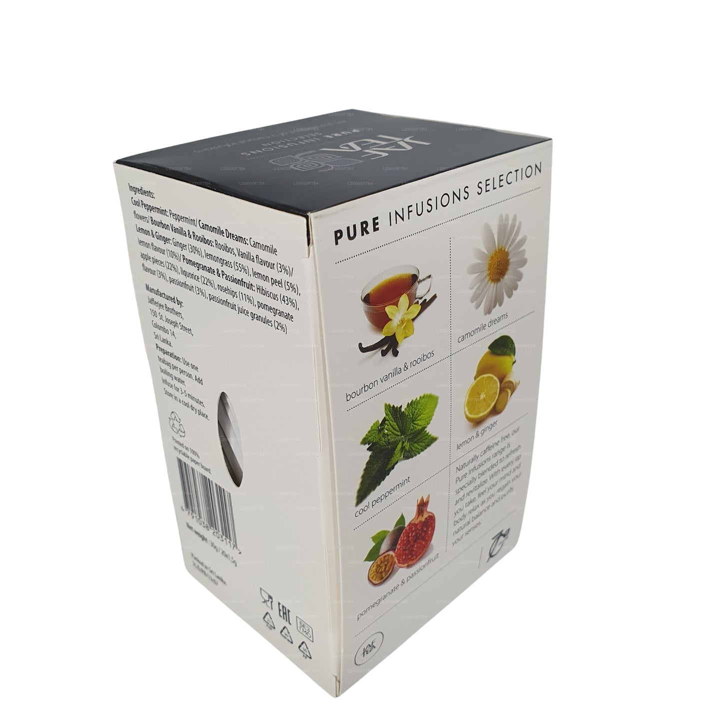 Jaf Tea Pure Infusions Auswahl Folienumschlag-Teebeutel (30 g)