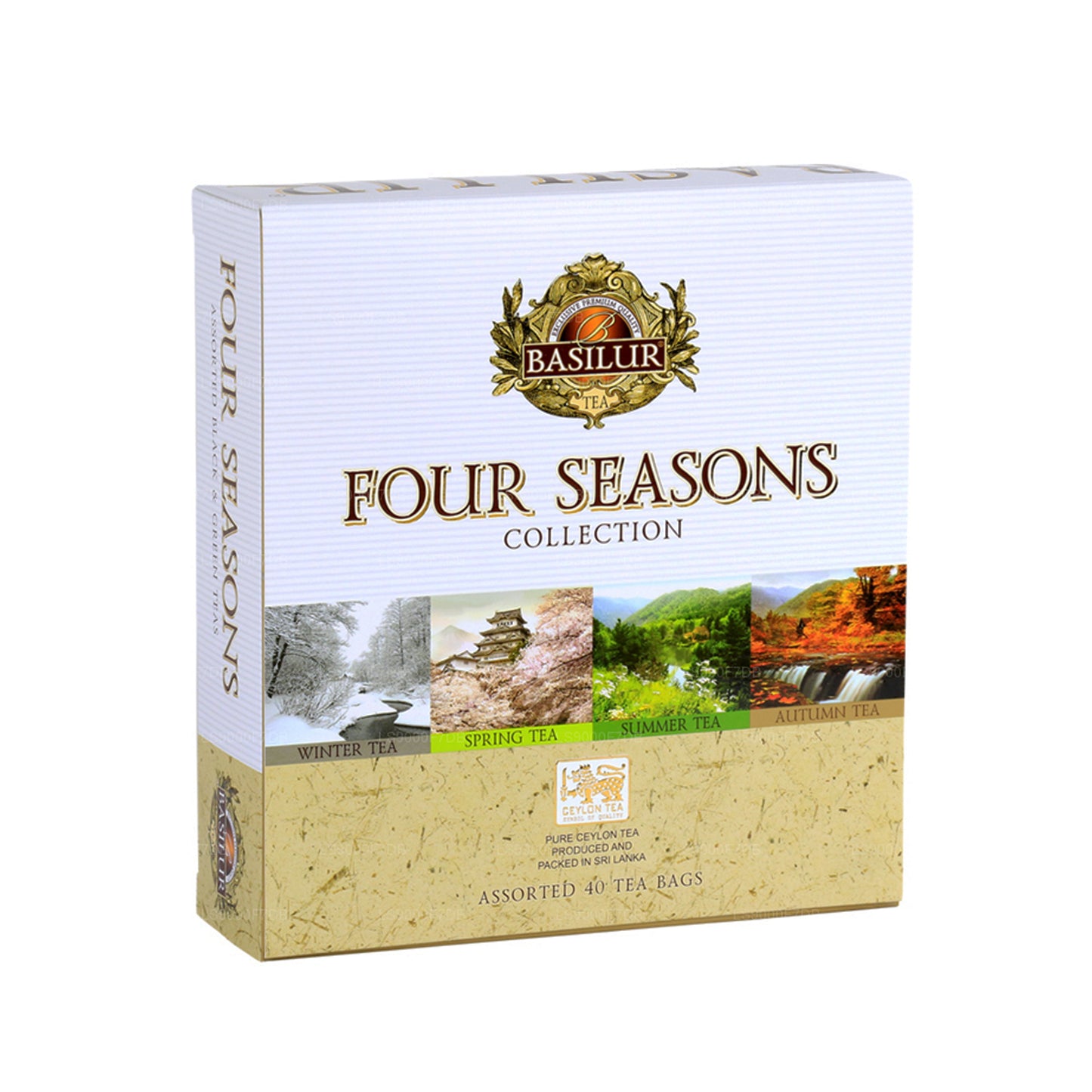 Basilur „Four Seasons Assorted“ (70 g) 40 umhüllte Teebeutel