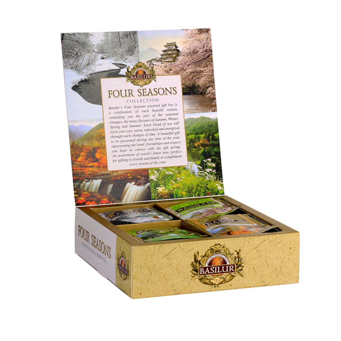 Basilur „Four Seasons Assorted“ (70 g) 40 umhüllte Teebeutel