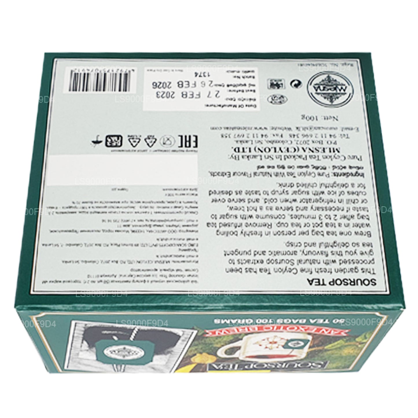 Mlesna Soursop Tea „An Exotic Brew“, 50 Teebeutel (100 g)