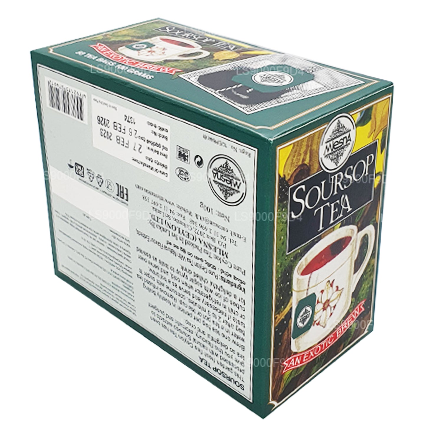 Mlesna Soursop Tea „An Exotic Brew“, 50 Teebeutel (100 g)