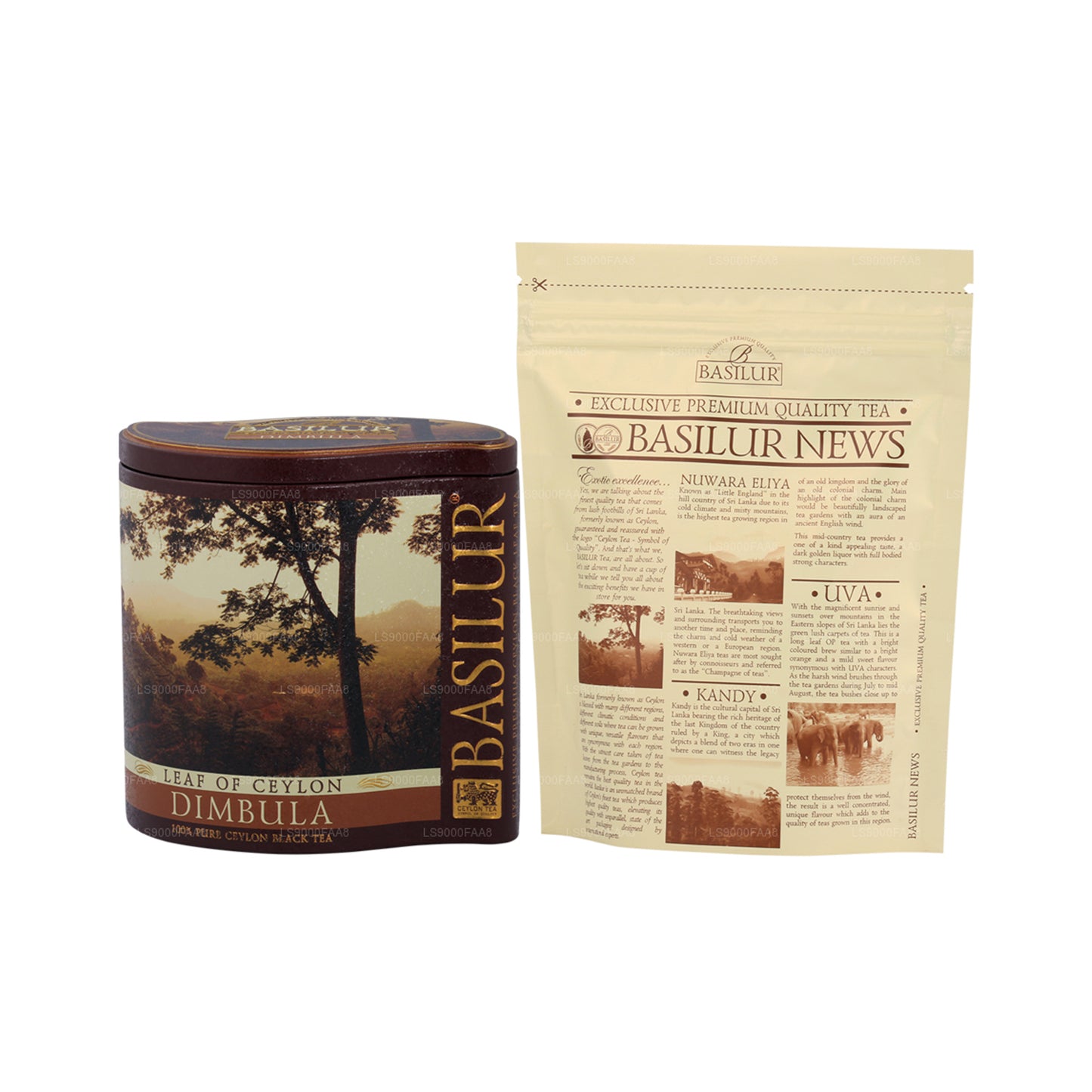 Basilurblatt aus Ceylon „Dimbula“ (100 g) Caddy