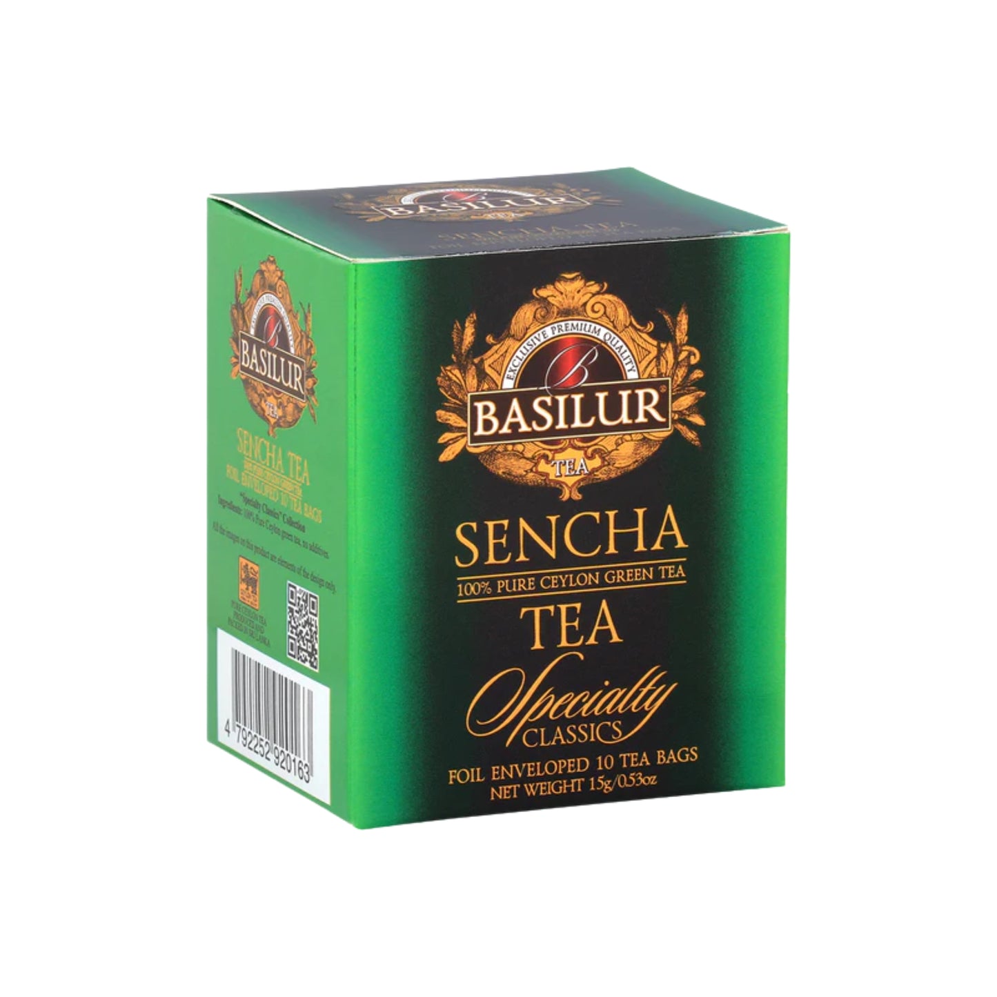 BASILUR SPECIALTY CLASSICS – TEEBEUTEL – ULGT – FOLIE ENV – SENCHA (15g)