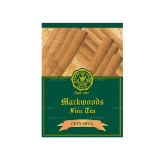 Mackwoods Zimt-Aroma, Single Estate Schwarzer Tee, 25 umhüllte Teebeutel (50 g)