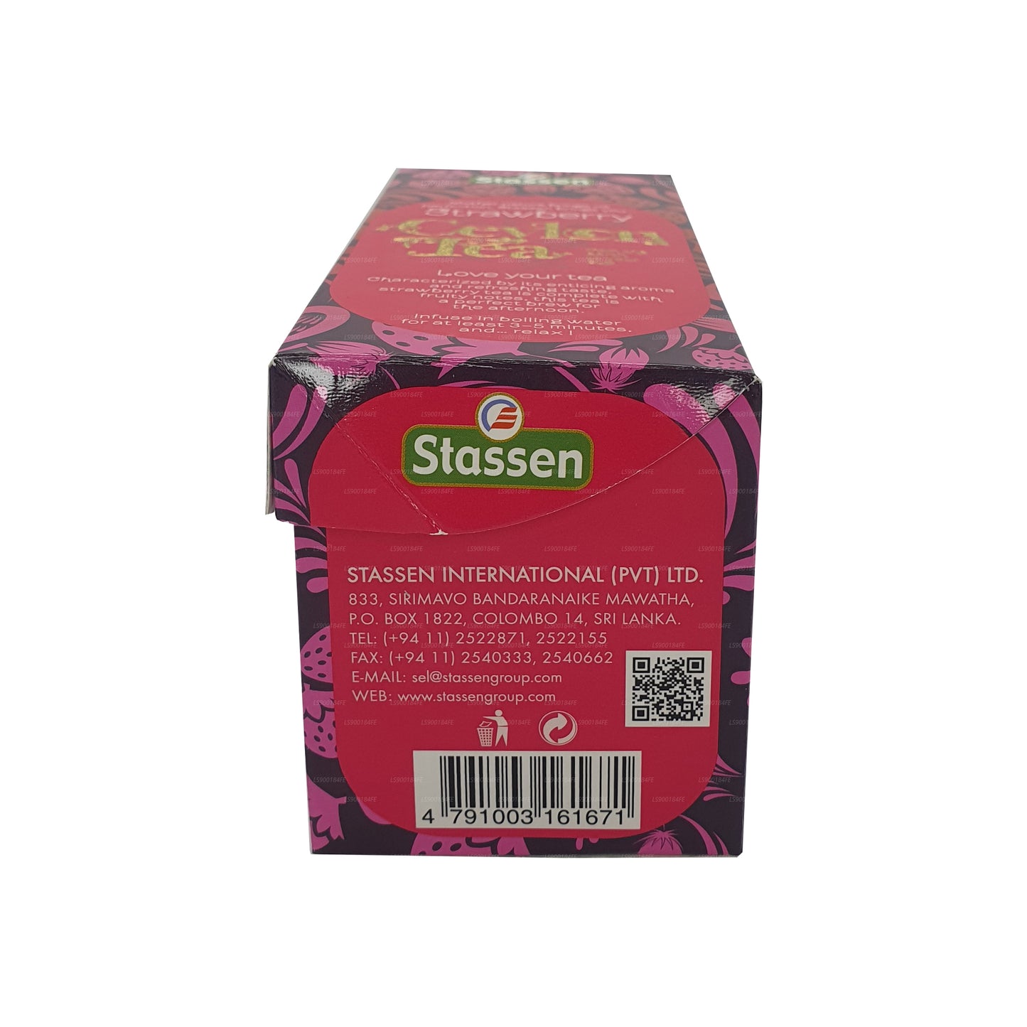 Stassen Erdbeertee (37,5 g) 25 Teebeutel